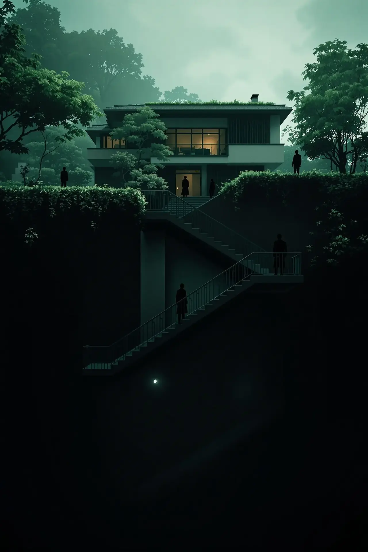 寄生虫 灯箱海报